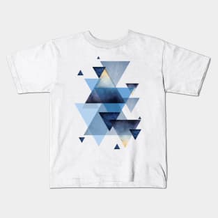 Geometric Blue Kids T-Shirt
